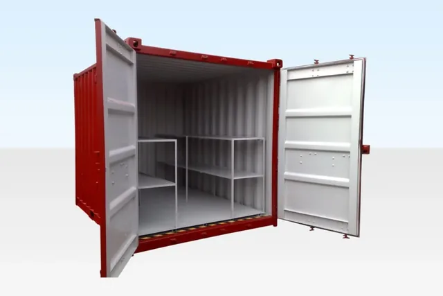 10ft Flat Floor Bunded Store