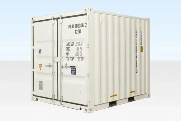 10ft One-Trip Shipping Container – New – White