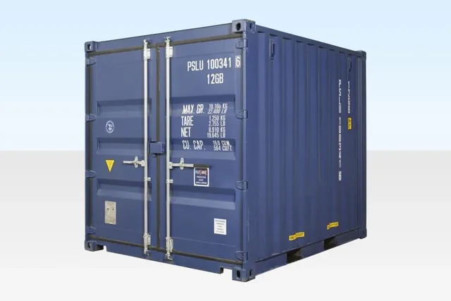 10ft Used Blue Steel Storage Container for Hire