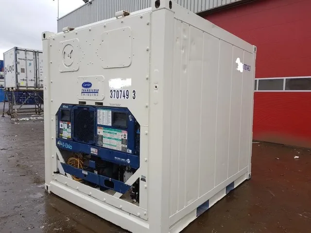 10ft Used Refrigerated Container — Wind & Watertight — Carrier Unit