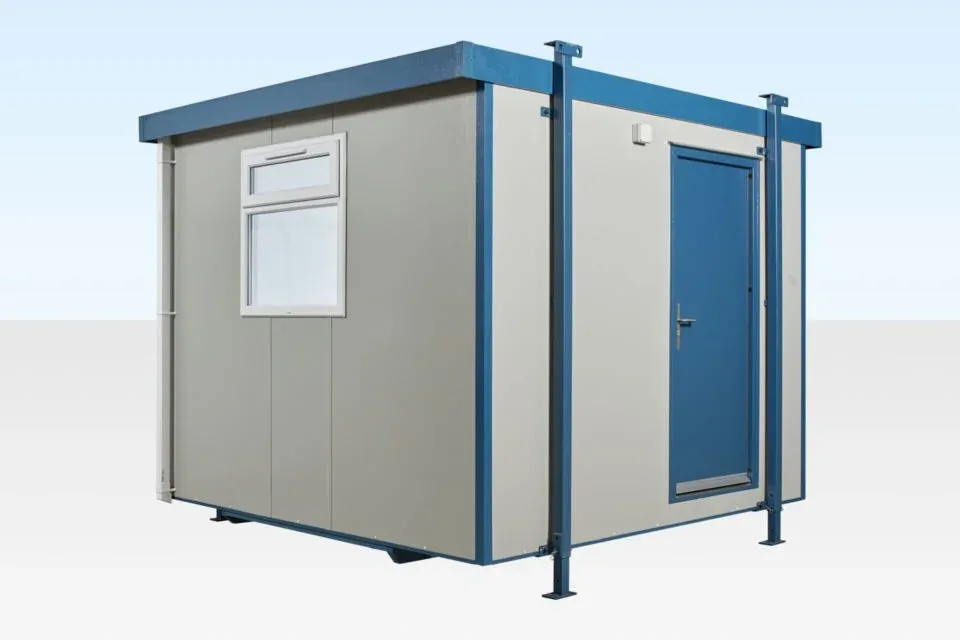 10ft x 10ft Jackleg Cabin Site Cabin – New – Goosewing Grey