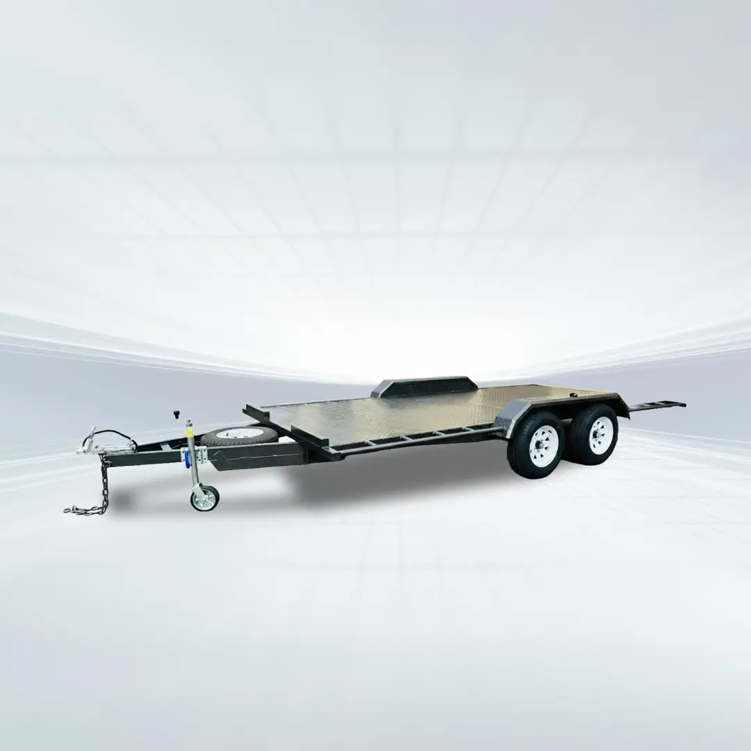 16ft 6ft6in Car Trailer/ 3200 Kg GVM/ Semi Flat/ Slide in ramps