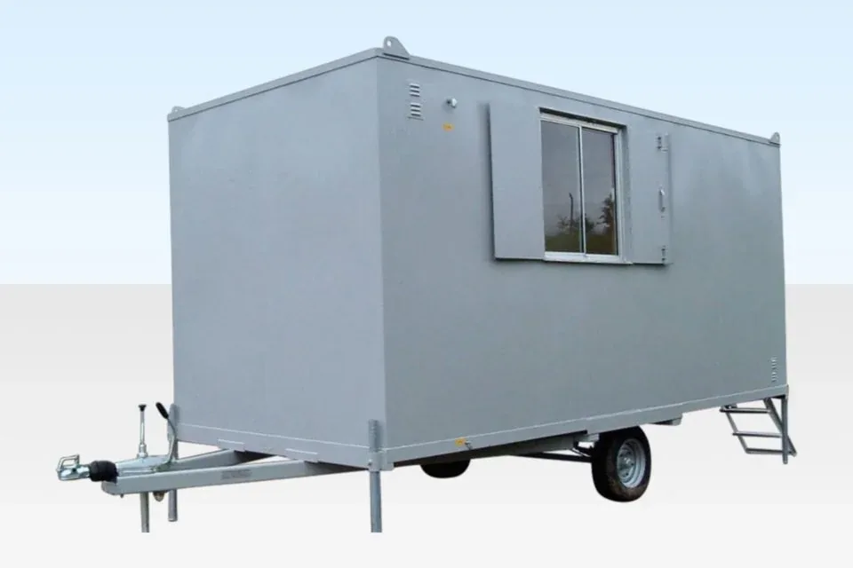 16ft Steel Mobile Anti-Vandal Office Cabin