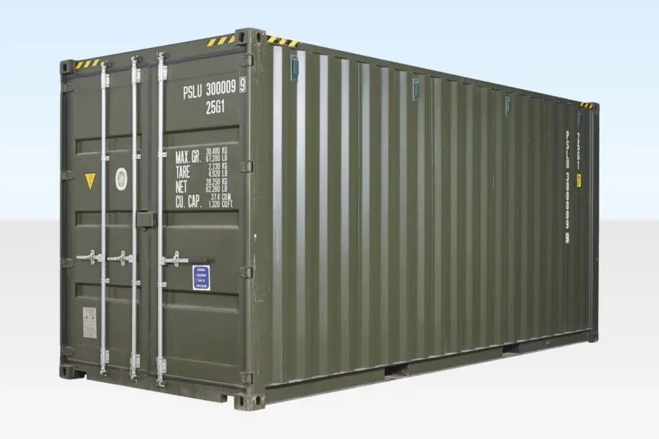 20ft High Cube One-Trip Container — Plant & Machinery Storage — New