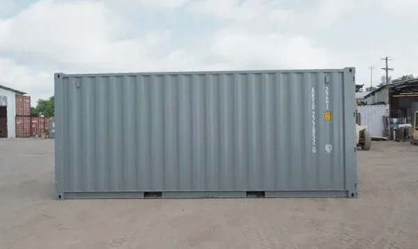 20ft High Cube One-Trip IBC Storage Container Grey – New