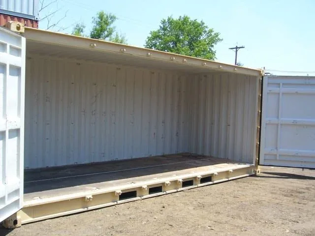 20ft One-Trip Open Side Container — Accordion Doors — New