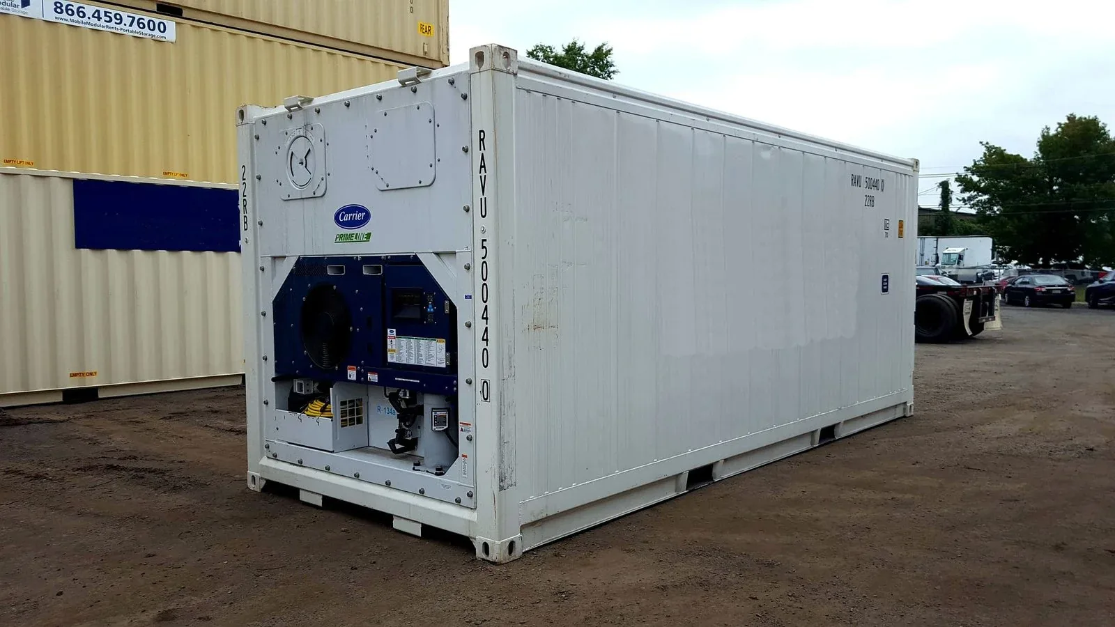20ft Used Refrigeration Container – Cargo Worthy – White