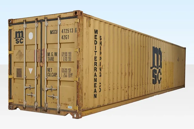 30ft Used Shipping Container Bulk – Wind & Watertight – Yellow