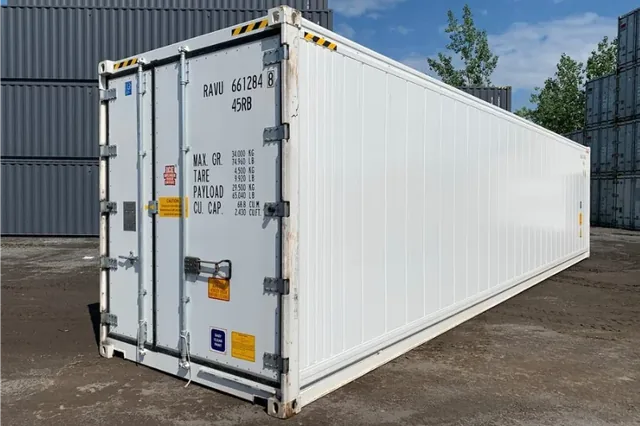 40ft High Cube One-Trip Reefer Container — Pharmaceutical Cold Chain — New