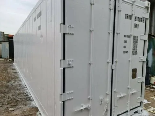 40ft Used High Cube Refrigerated Container – Cargo Worthy – White