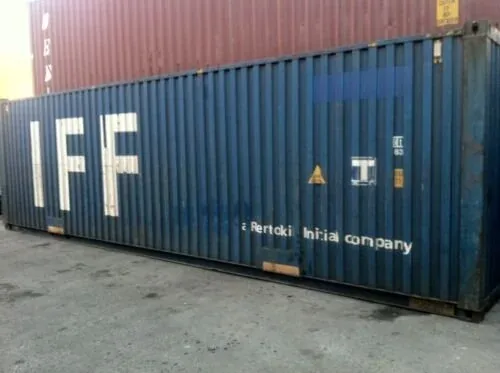 40ft Used Standard Wind and Watertight Shipping Container – Blue
