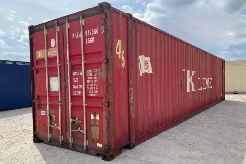 45ft HC Used Storage Container | Wind and Watertight | Extra-Large Secure Unit