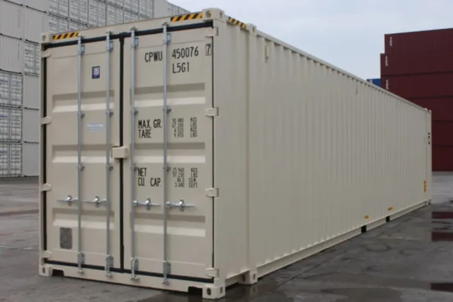 45ft New One-Trip High Cube Container | Extra Large Wind & Watertight Storage