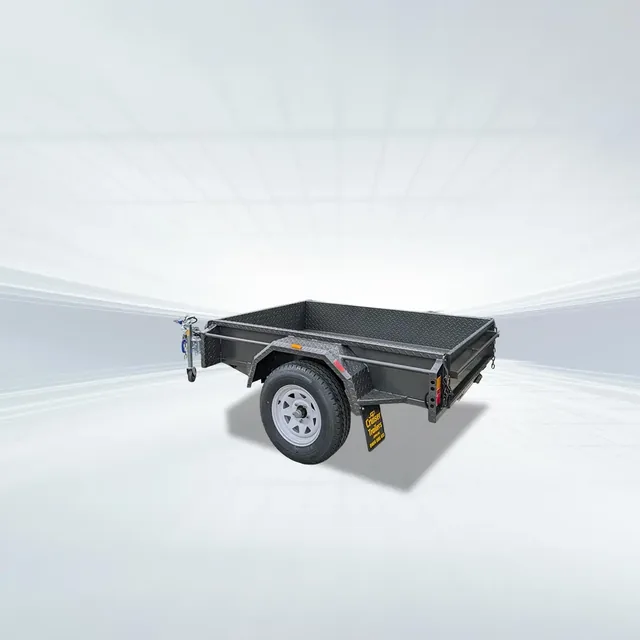 6×4 hd trailer / 750kg gvm/ Full checkerplate/ Front & Rear Tailgate