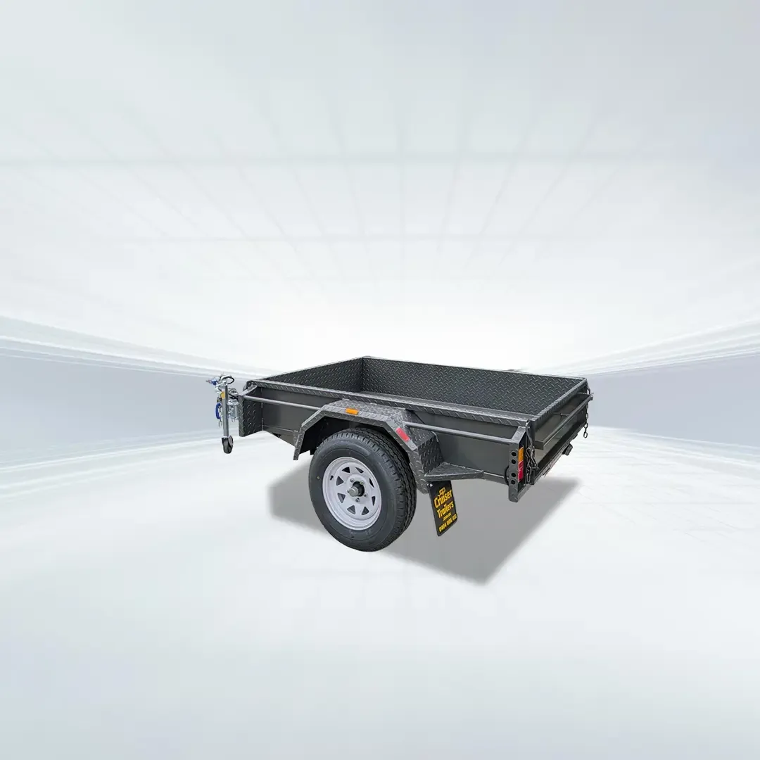7×4 hd trailer / 750kg gvm/ Full checkerplate/ Front & Rear Tailgate