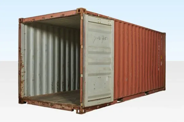 Brick Red 20ft Used Shipping Container – Wind & Watertight