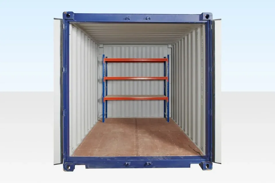 Three-Tier Container End Racking QF1066 – 550kg Per Shelf